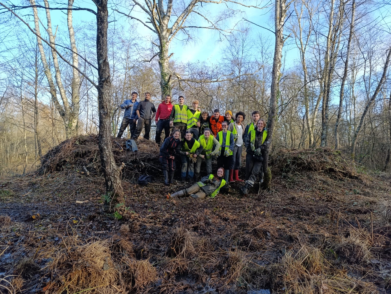 Chantier école Capvern restauration milieux naturels LIFE Biodiv'Paysanne