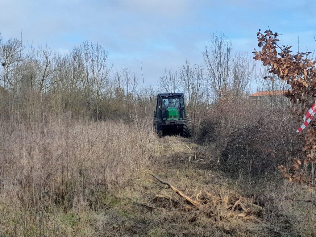 Travaux chaoupi CEN Occitanie Terre de Liens